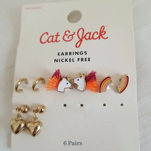 Cat Jack Jewelry New Cat Jack Gold Enamel Horse Heart
